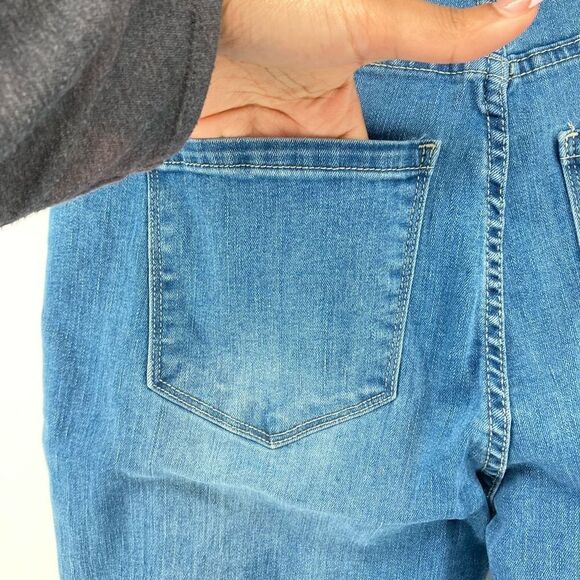 Refuge Austin Light Wash High Rise Stretch Flare Jegging Denim Jeans Size 11 - Picture 10 of 15